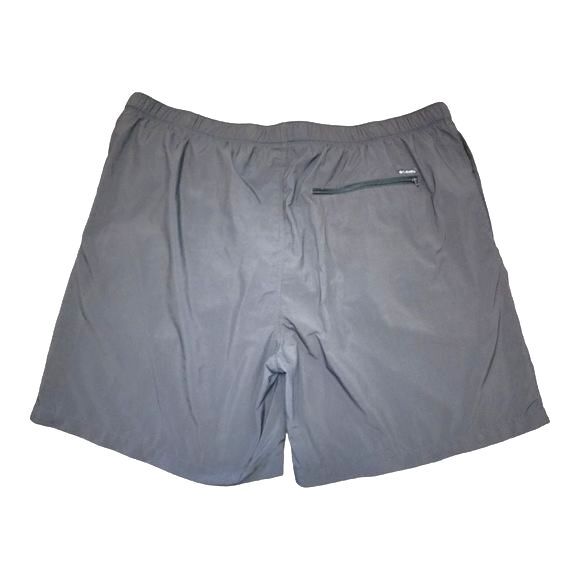 Columbia Dark Gray Nylon Adjustable Waist Swim Trunks Size XXL - Picture 2 of 7